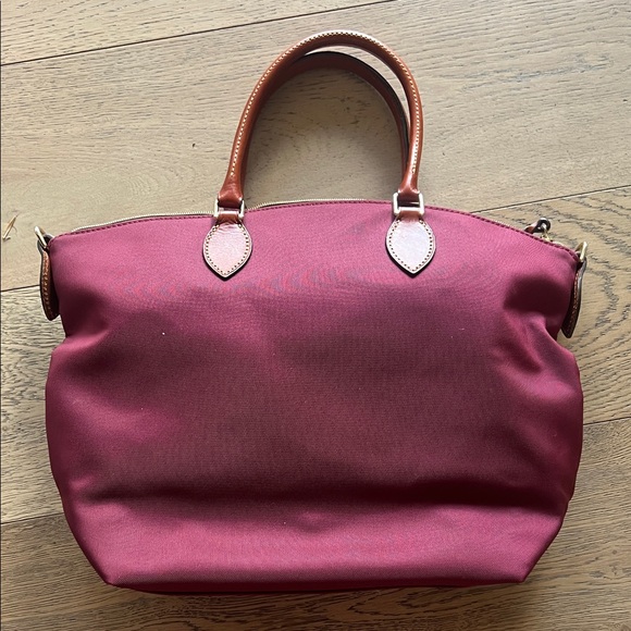Dooney & Bourke Burgundy Nylon Tote Bag - Picture 7 of 7